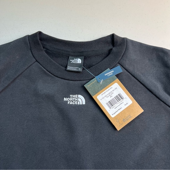 The North Face NWT Women’s XXL Oversized Crewneck Fleece Sweatshirt Tee - Picture 7 of 8